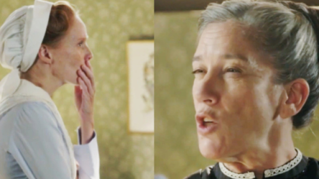 Pia e Petra in scena, screenshot © La Promessa.