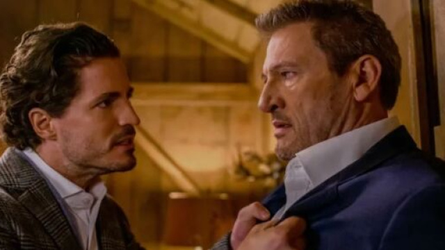 Tom e Christoph in una scena di Tempesta d'amore &copy; Mediaset.