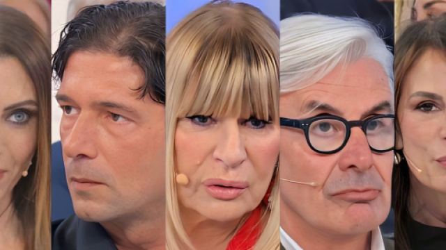 Agnese, Diego, Gemma, Arcangelo e Marina - screenshot &copy; Canale 5