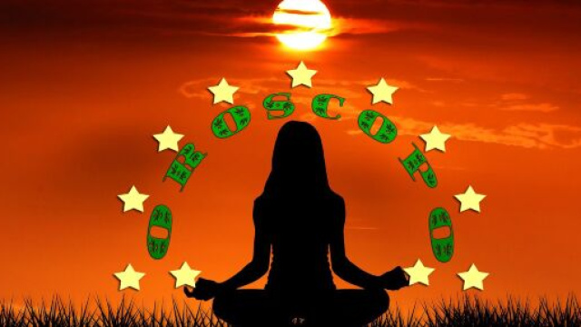 Figura yoga con le stelle dell'oroscopo - © Roberta Carsoli.