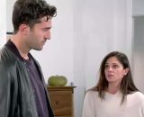 Damiano Renda (Luigi Miele) e Rosa Picariello (Daniela Ioia) © Un Posto al Sole Rai