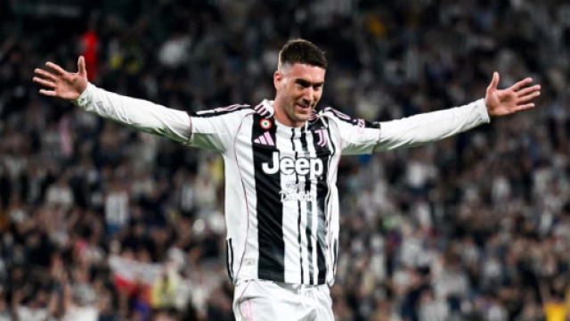 Dusan Vlahovic durante una partita © Juventus FC