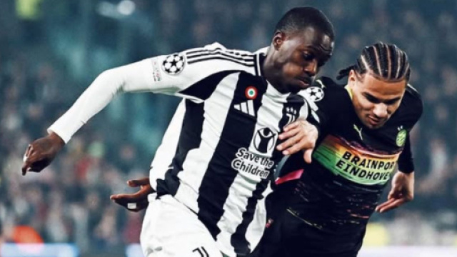 Timothy Weah con la maglia della Juventus © Instagram