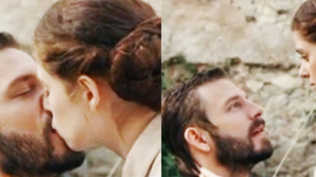 Don Samuel e Maria in un bacio © La Promessa.