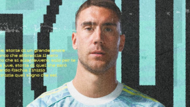 Dusan Vlahovic, attaccante della Juventus. Foto &copy; Juventus FC