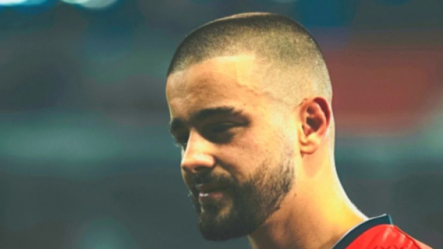 Edon Zhegrova con la maglia del Lille &copy; Profilo Instagram Zhegrova