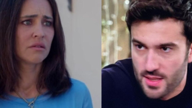 In foto Viola e Damiano di Un posto al sole © Rai.