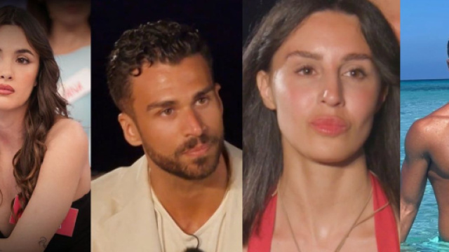 Nadia Di Diodato, Rosario, Sarah e Flavio di Temptation Island – © Canale 5 / Instagram.
