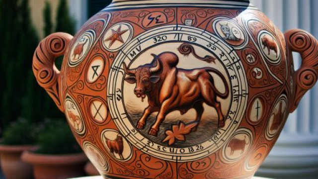 Numero 7 della Smorfia napoletana, 'o vasetto. © Immagine creata con Dall-E