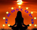 Figura yoga con le stelle dell'oroscopo - © Roberta Carsoli.