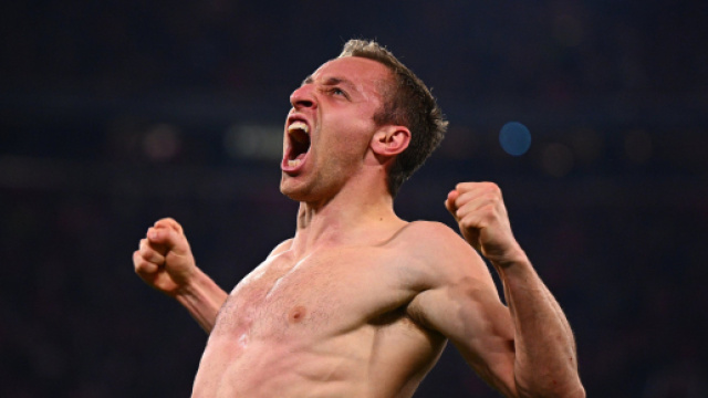 Davide Frattesi esulta dopo un gol © FC Inter