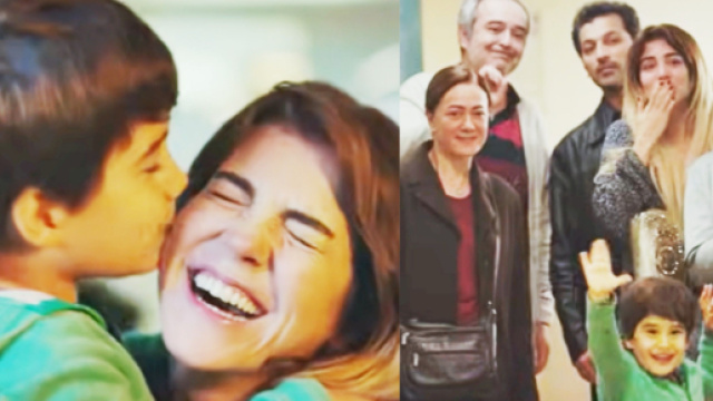 Doruk, Ceyda e il resto della famiglia – © La forza di una donna.
