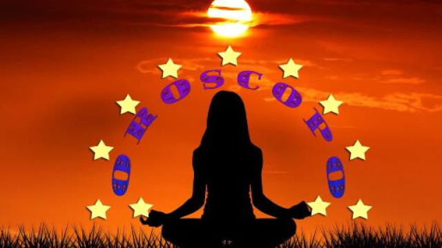 Figura yoga con le stelle dell'oroscopo - © Roberta Carsoli.