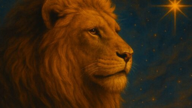 Illustrazione ispirata al segno zodiacale del Leone. © Immagine creata con Dall-E