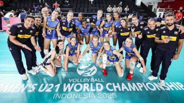 Nazionale italiana di pallavolo © Pagina Facebook ufficiale della Federazione Italiana Pallavolo