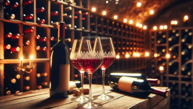 Numero 45 della Smorfia napoletana, 'o vino bbuono. © Immagine creata con Dall-E
