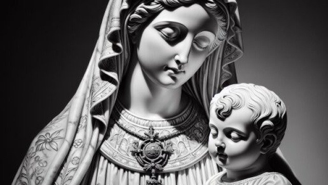 Numero 8 della Smorfia napoletana, 'a Maronna per il segno del Cancro. © Immagine creata con Dall-E