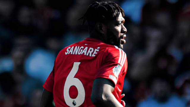Sangaré con la maglia del Nottingham © profilo Instagramibrahim_sangare225