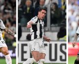 Nico Gonzalez, Dusan Vlahovic, Douglas Luiz © Juventus