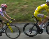 Tadej Pogacar e Jonas Vingegaard - © Screenshot Eurosport