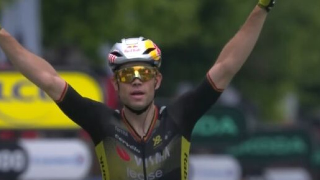 Wout van Aert – © Screenshot Eurosport.