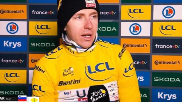 Tadej Pogacar - &copy; Screenshot Eurosport