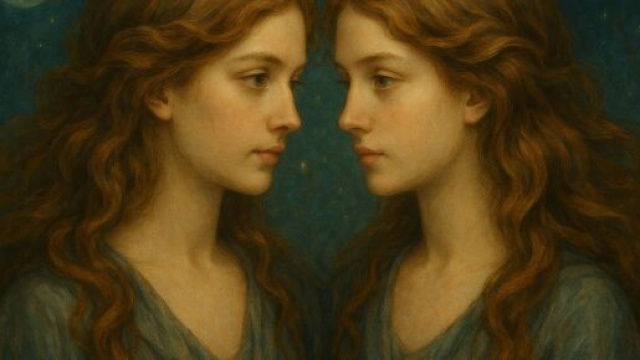 Immagine ispirata ai Gemelli dell'oroscopo. © Immagine creata con Dall-E