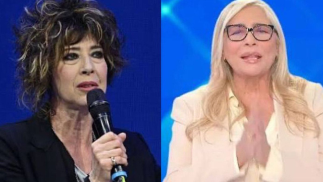 In foto Veronica Pivetti e Mara Venier © Rai.