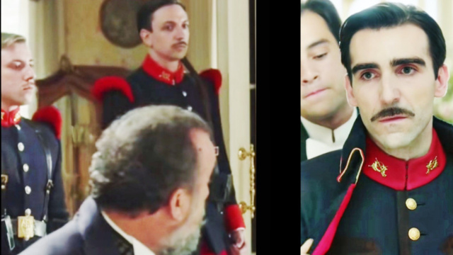 Lorenzo nella scena dell'arresto © La Promessa.