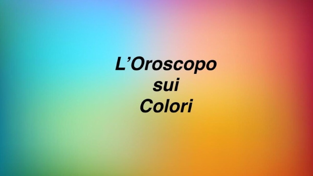 Copertina oroscopo sui colori &copy; Vecteezy
