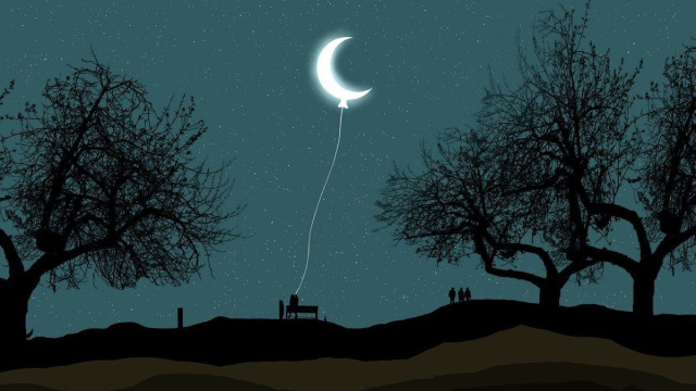 Coppia innamorati al chiaro si Luna (&copy;pixabay.com)