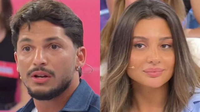 Gianmarco Steri e Cristina Ferrara Foto &copy;Uomini e Donne/Mediaset.