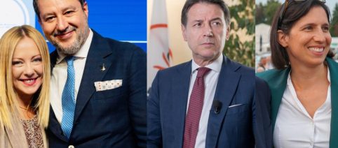 Sondaggi politici: scende Fratelli d'Italia, sale il Movimento 5 Stelle