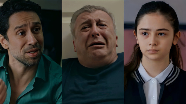 Cetin, Metin e Defne in uno screenshot © Segreti di famiglia.