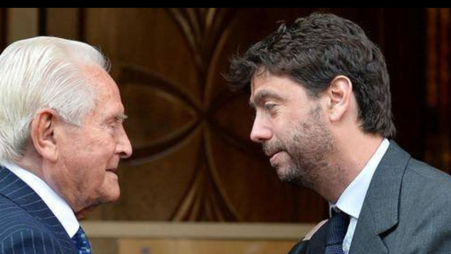 Giampiero Boniperti ed Andrea Agnelli. Foto da © X/Agnelli