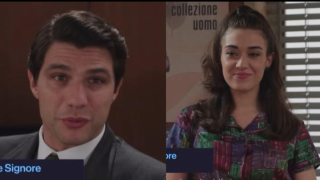 In foto Marcello e Rosa &copy; Rai 1.