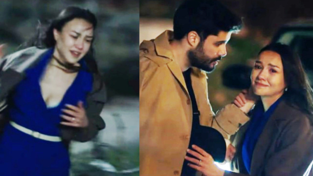 Esma e Esat il giorno del rilascio © La notte nel cuore - Siyah Kalp