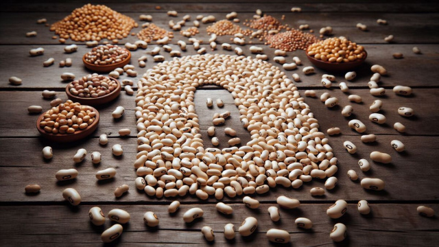 Numero 10 della Smorfia napoletana, 'e fasule, per il segno dell'Ariete. &copy; Immagine creata con Dall-E