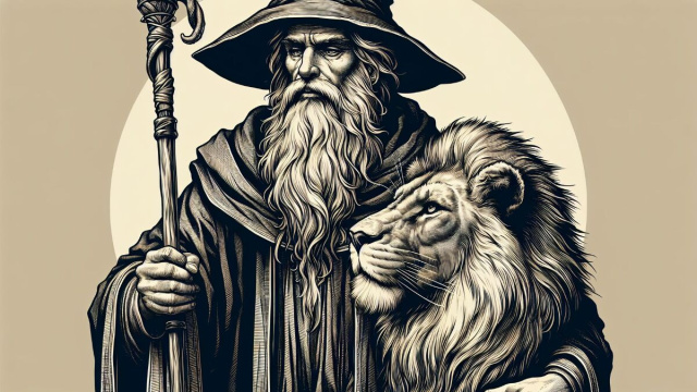 Ottobre svela sorprese per il Sagittario alla ricerca di avventure, mentre il Leone assapora una calma ritrovata. &copy; Immagine creata con Dall-E