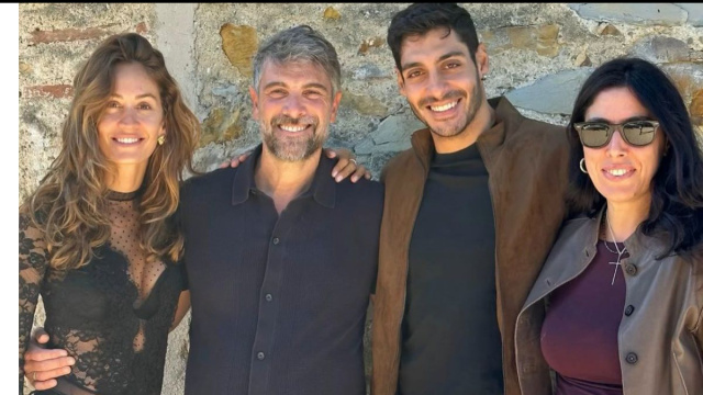 Helena Prestes, Luca Calvani, Javier Martinez e Amanda Lecciso - © Instagram.