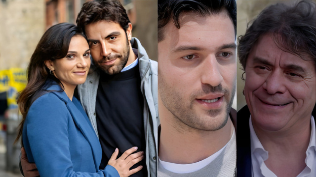 Rosa, Pino, Damiano e Grillo - screenshot © Un posto al sole.