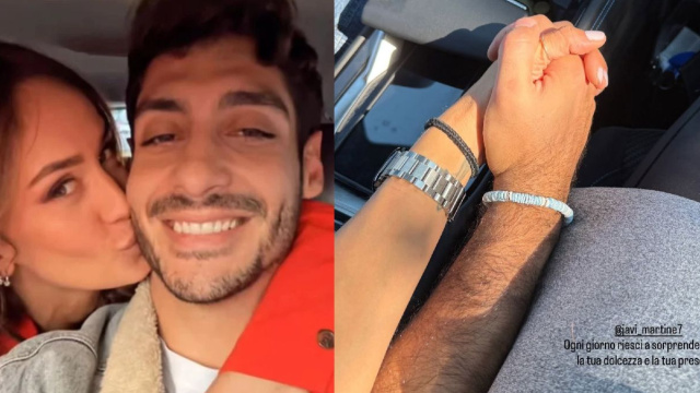 Helena Prestes e Javier Martinez - © Instagram.