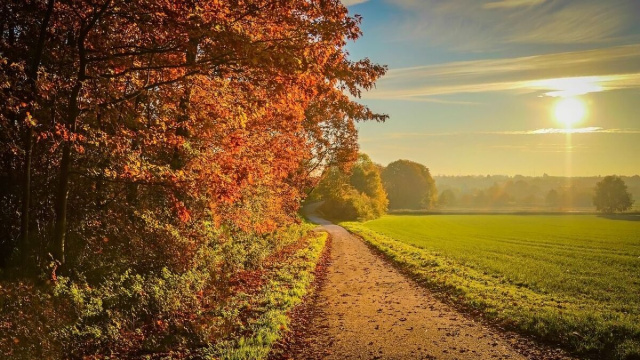 Un tramonto d’autunno (© Pixabay).