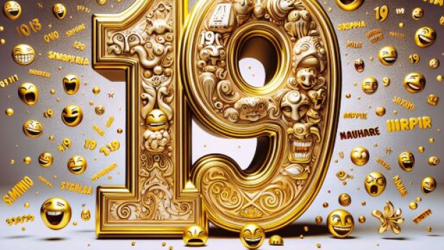 Numero 19 della Smorfia napoletana, 'a resata. &copy; Immagine creata con Dall-E