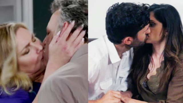 Guido e Claudia, Rosa e Damiano © Un posto al sole.