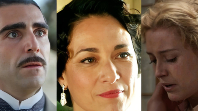 Lorenzo, Leocadia e Jana &ndash; screenshot &copy; La Promessa.