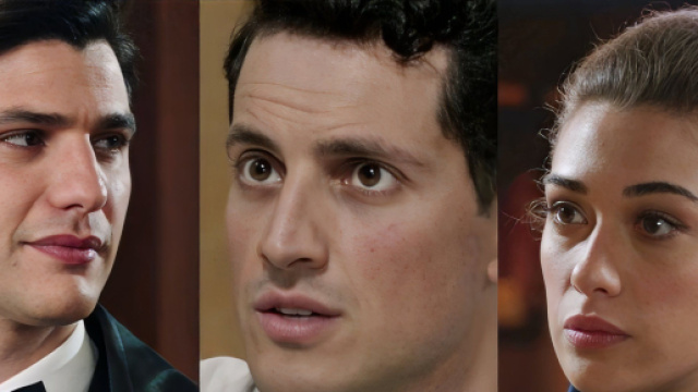 Marcello, Salvatore e Rosa - screenshot © Rai 1.