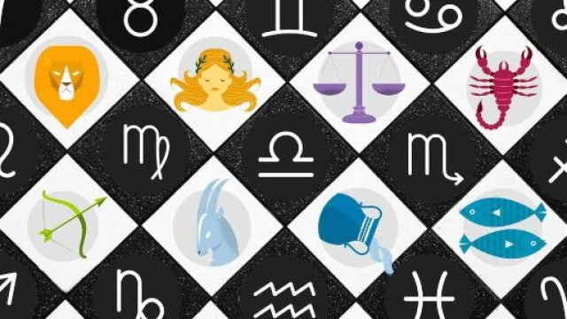 Simboli zodiacali disposti come pedine su una scacchiera – © Pixabay.