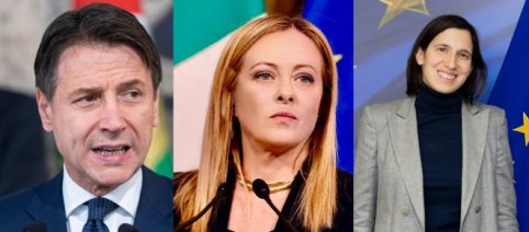 Sondaggi politici: scende Fratelli d'Italia, salgono PD e M5S