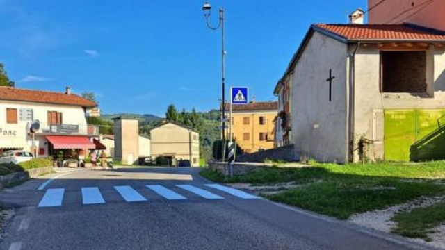 Lusiana Conco, luogo dell'investimento del 13enne © Giornale di Vicenza